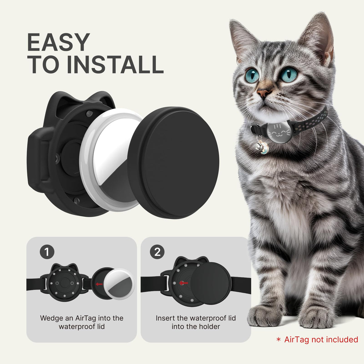 Reflective Breakaway Cat Collar with Bell F923961