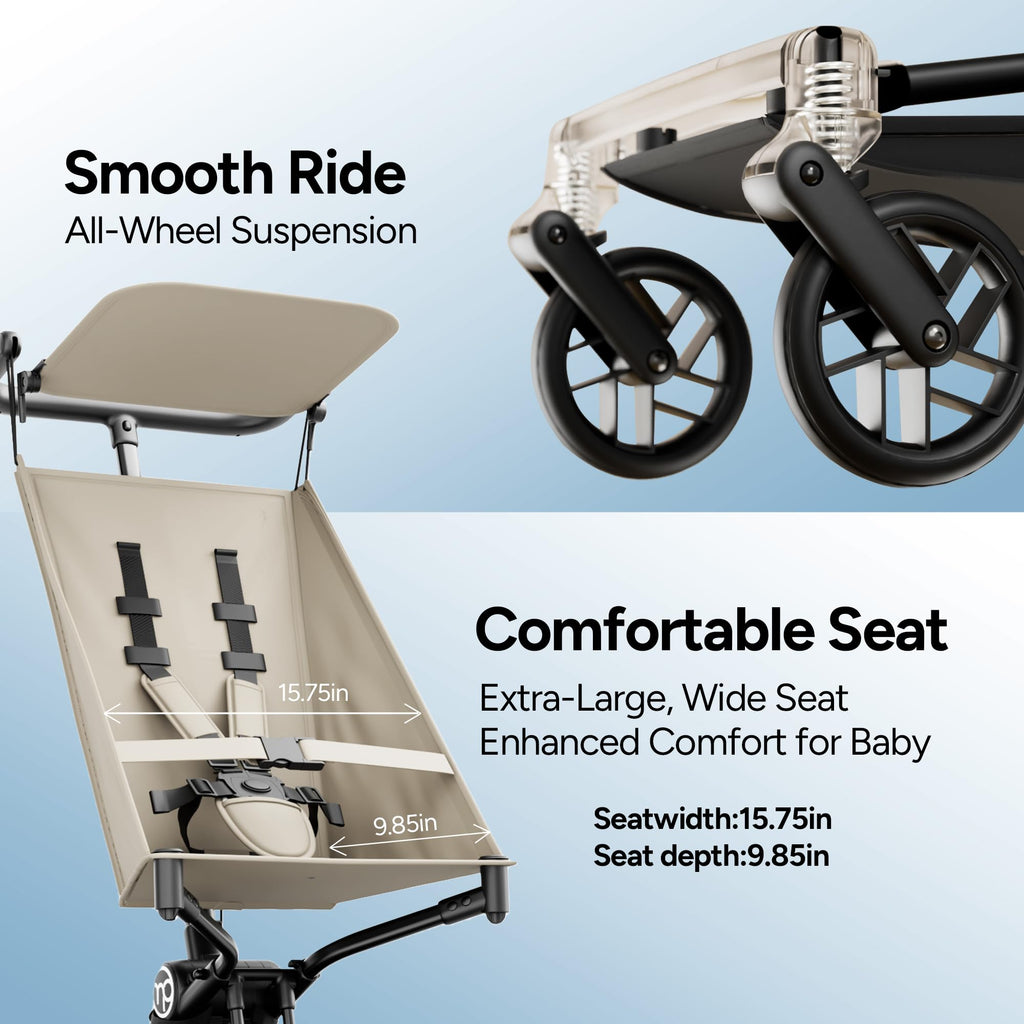 Ultra-Lightweight Travel Stroller 9.8lbs K608