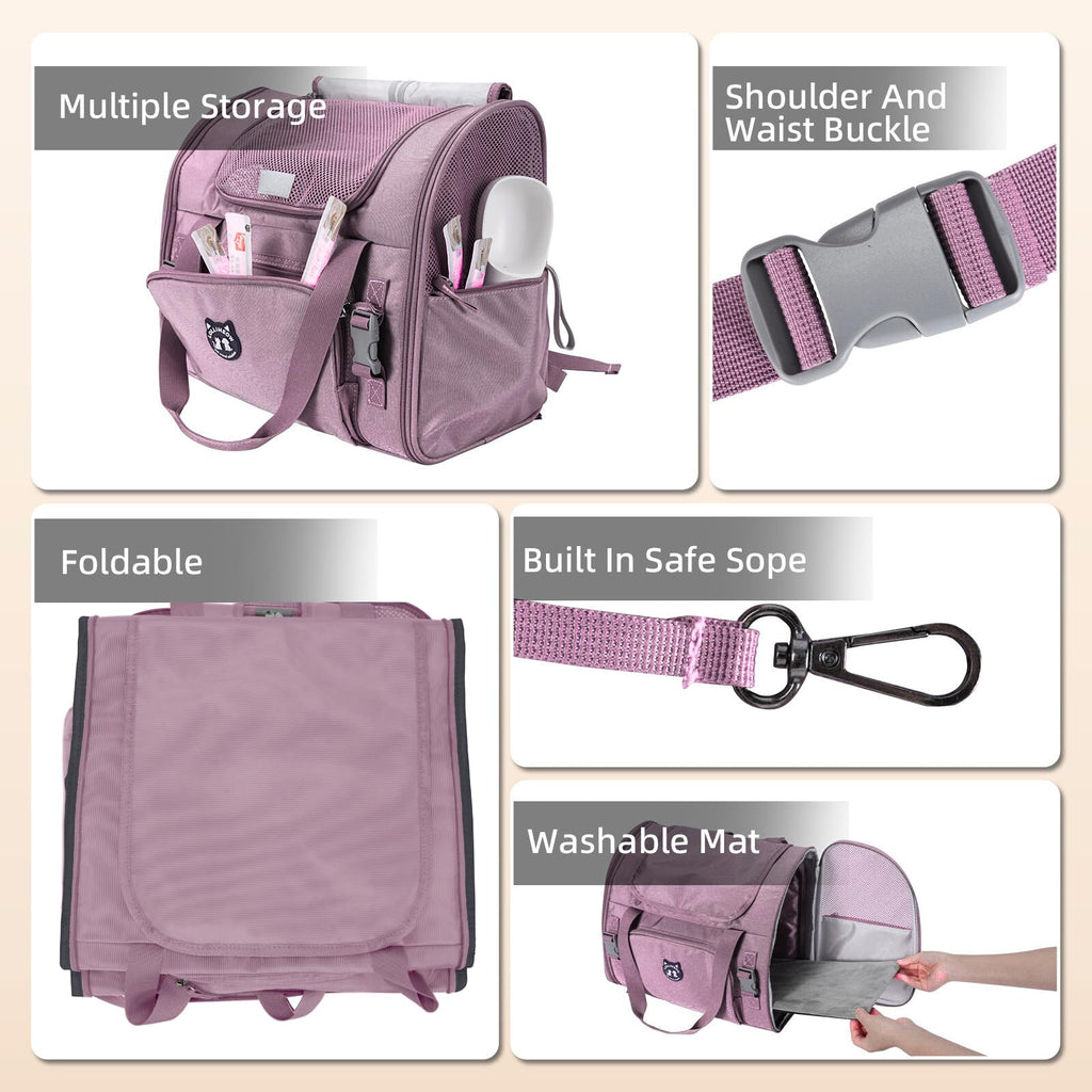 Expandable Large Cat Carrier Backpack P88800