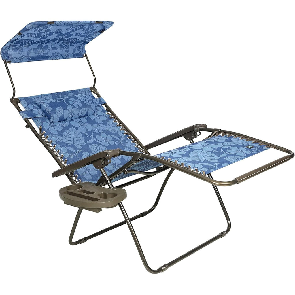 Blue Set of 2 Zero Gravity Outdoor Lounge Chair Y505