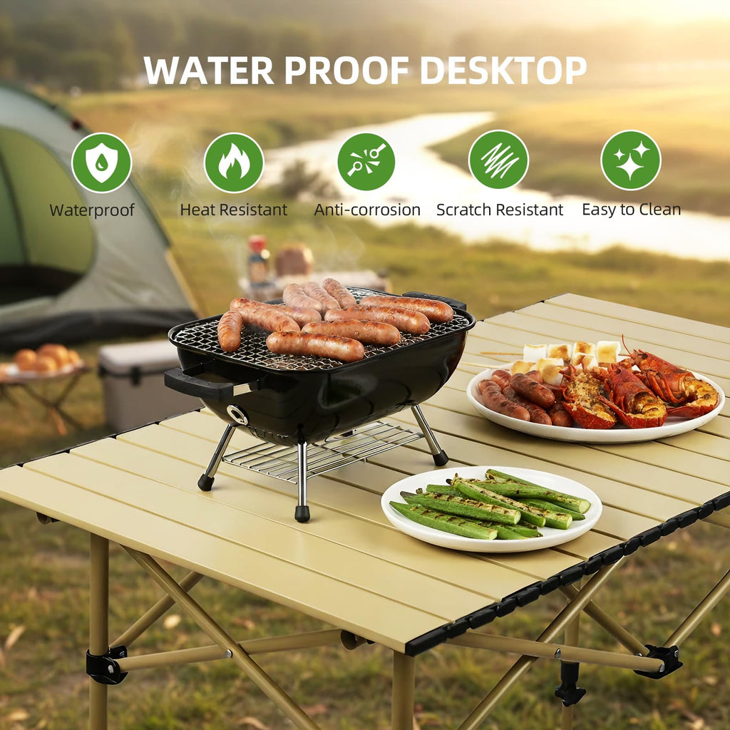 Folding Camping Table with Carry Bag Y847559