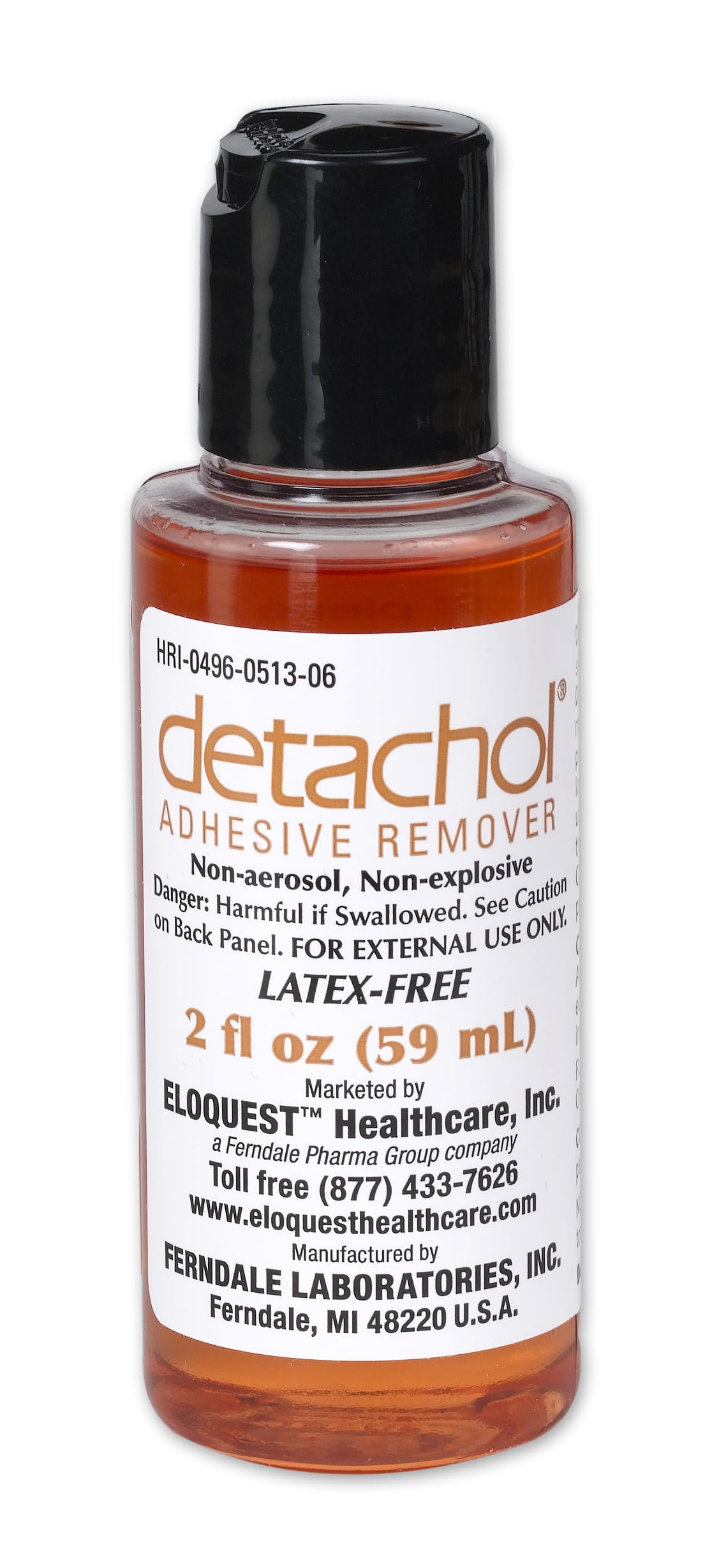 Adhesive Remover 2oz Bottle Alcohol and Acetone Free M26450