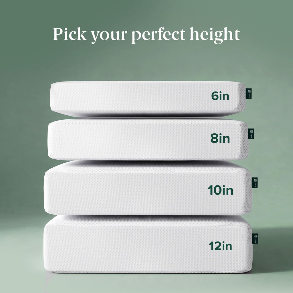 8 Inch Green Tea Cooling Gel Memory Foam Mattress Twin Z307