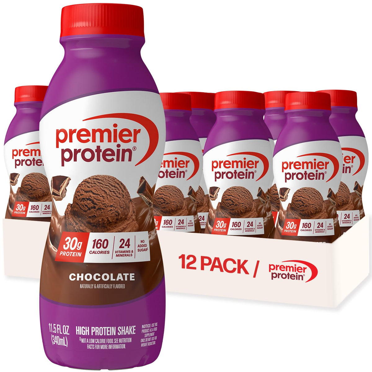 Chocolate 30g High Protein Shake 12 Pack O191