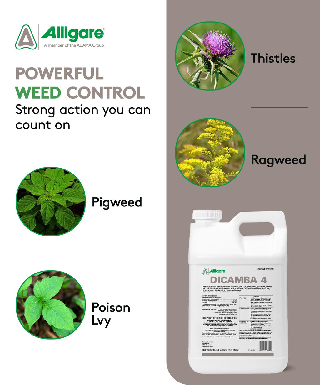 Water-Soluble Dicamba Herbicide 2.5 Gallons L6412