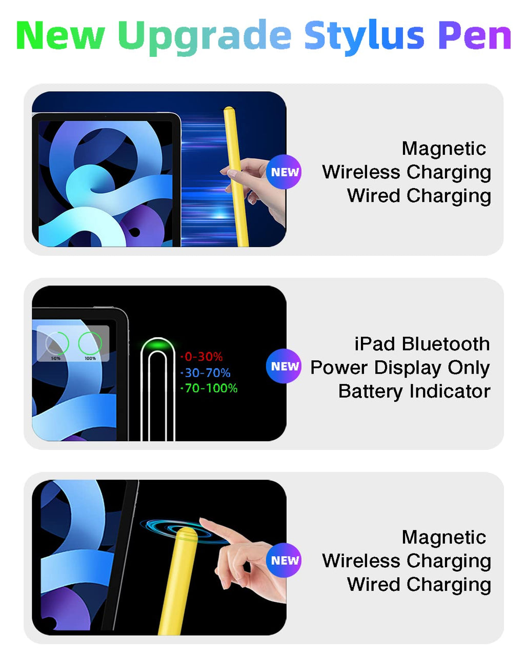 2nd Generation Magnetic Wireless Charging Stylus Pen F132