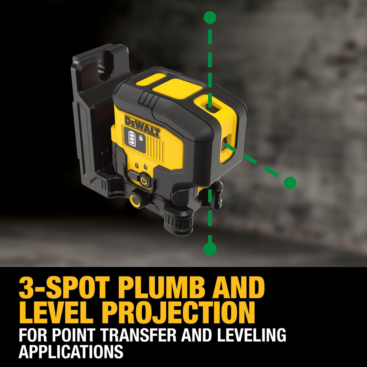 Green 3 Spot Self Leveling Laser Level Kit M52950