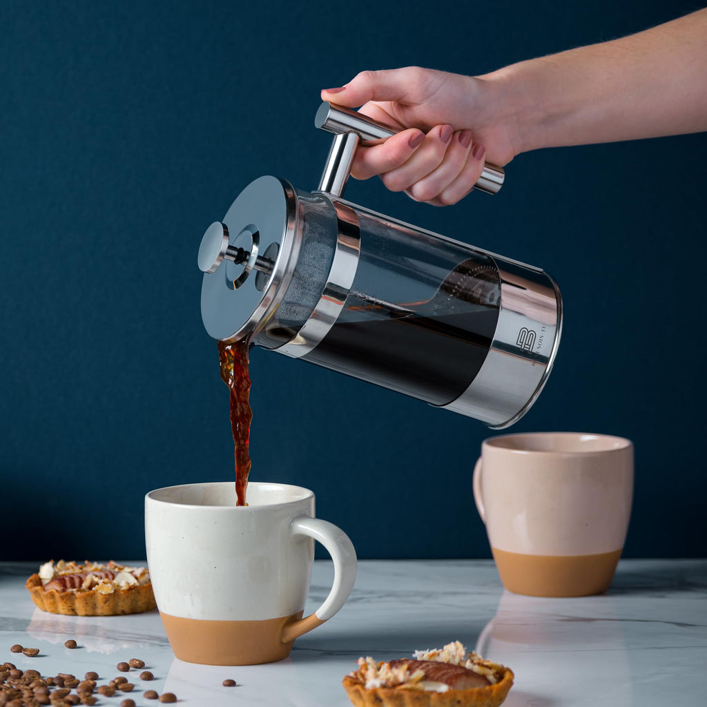 34 oz Borosilicate Glass French Press Coffee Maker S597553