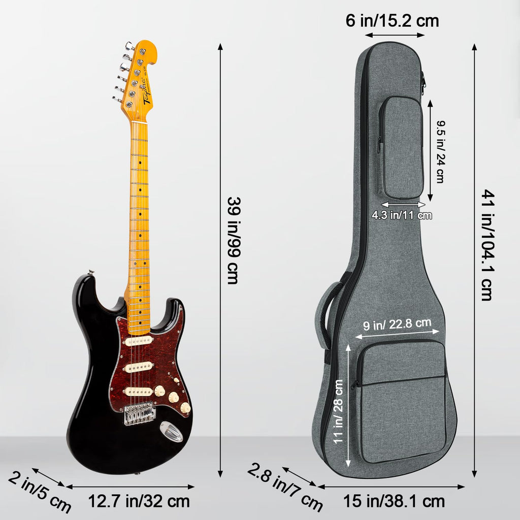 Padded Electric Guitar Gig Bag with Neck Strap P61292