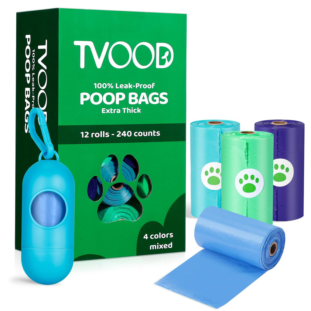 Dog Poop Bags Rolls 240 Count Leakproof O35642