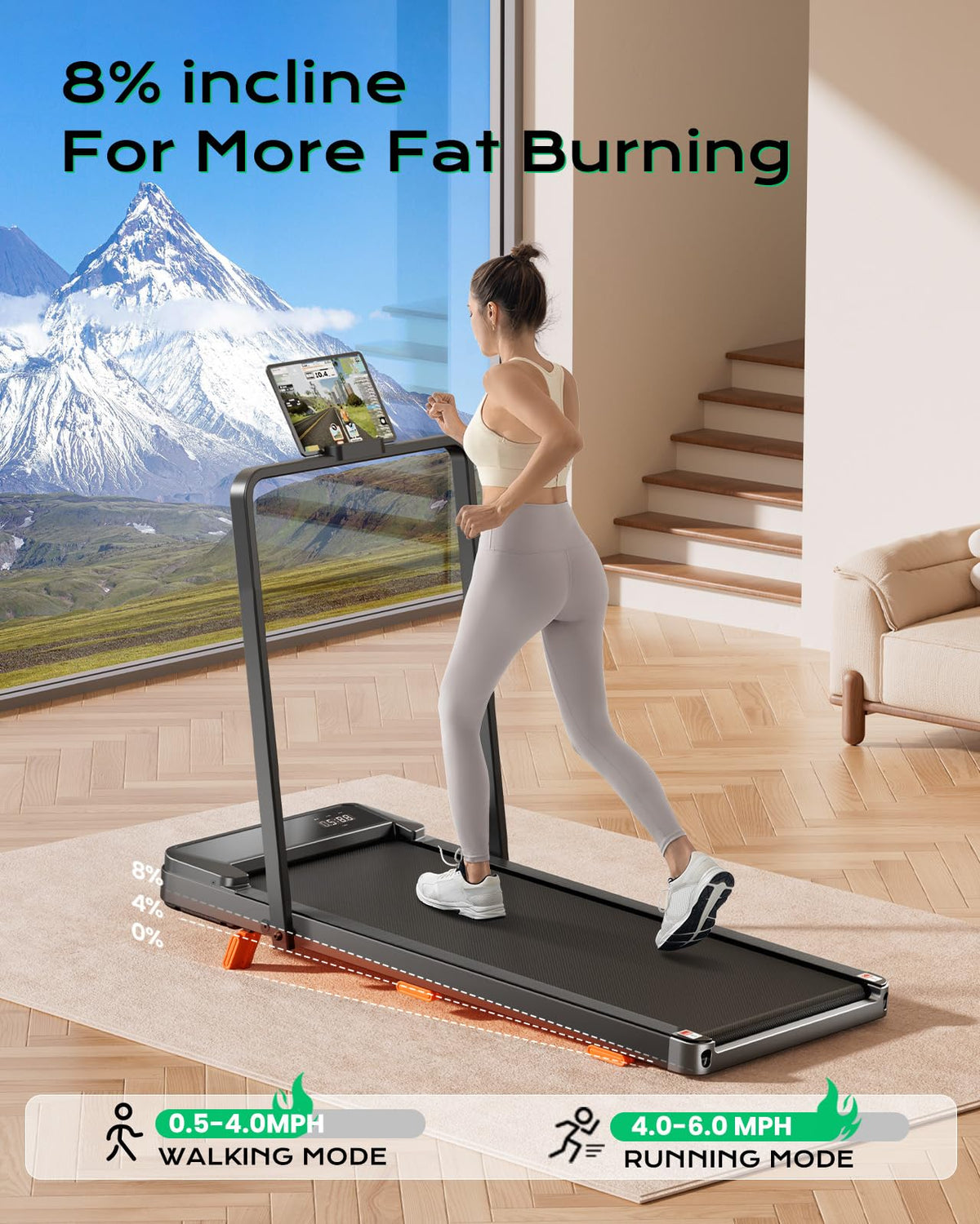 Walking Pad with Incline W9187