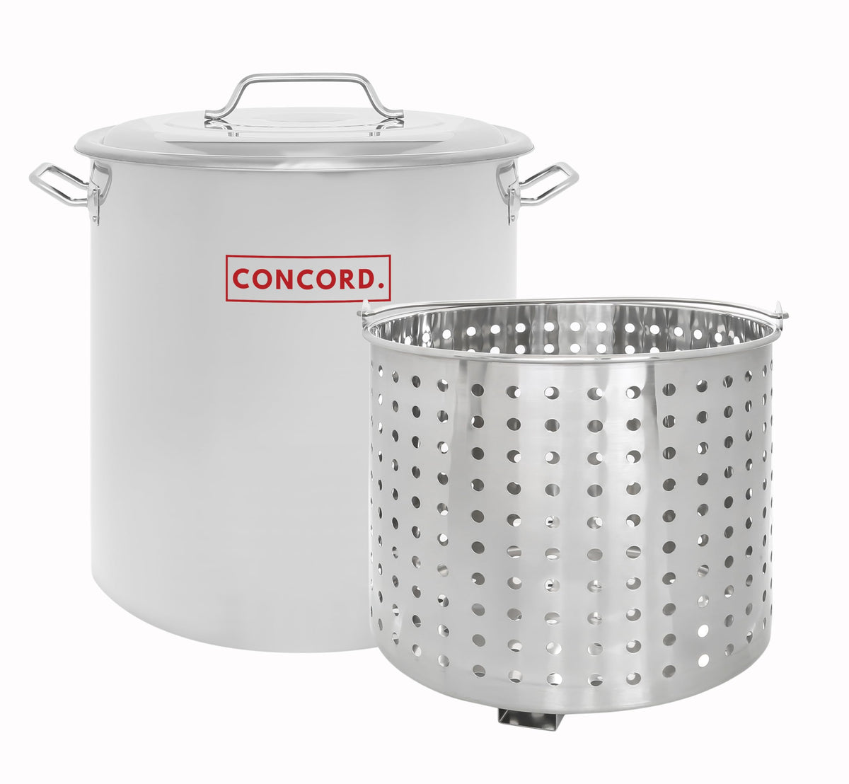 Stainless Steel Stock Pot with Steamer Basket 40 Quart Z904