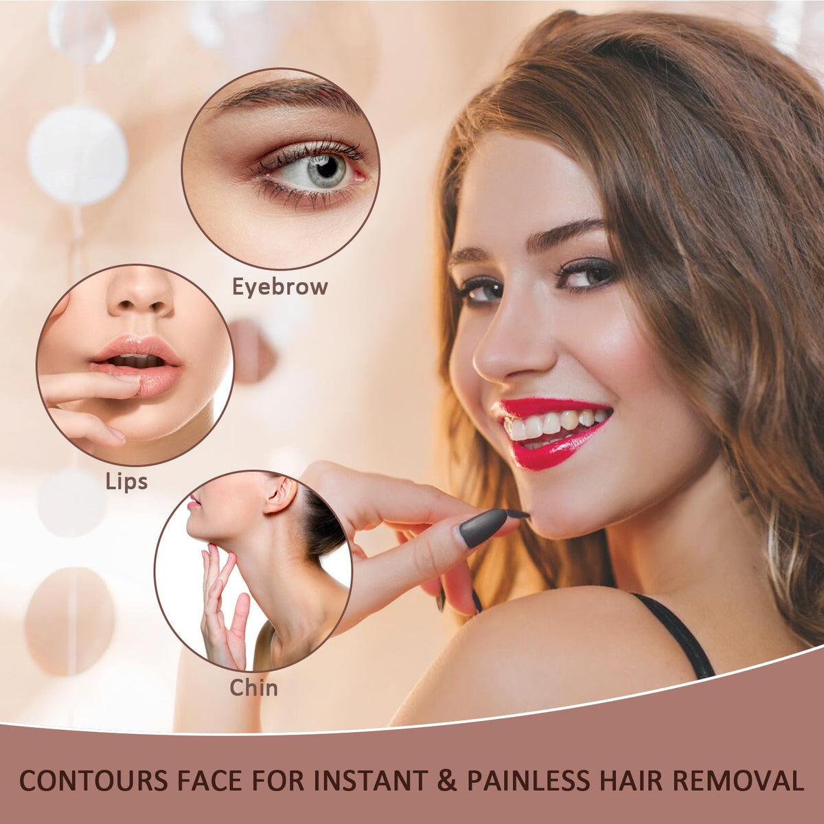 Electric Face Shaver for Women F788