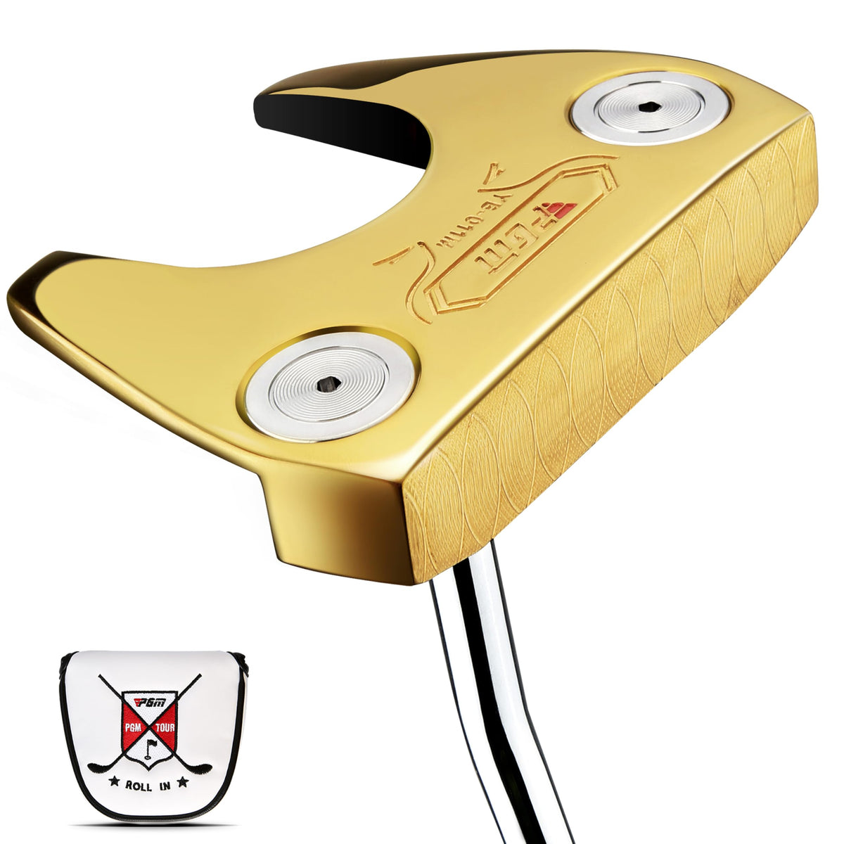 CNC-Milled Low-CG Golf Putter with Alignment Line & Oversized Grip H84396