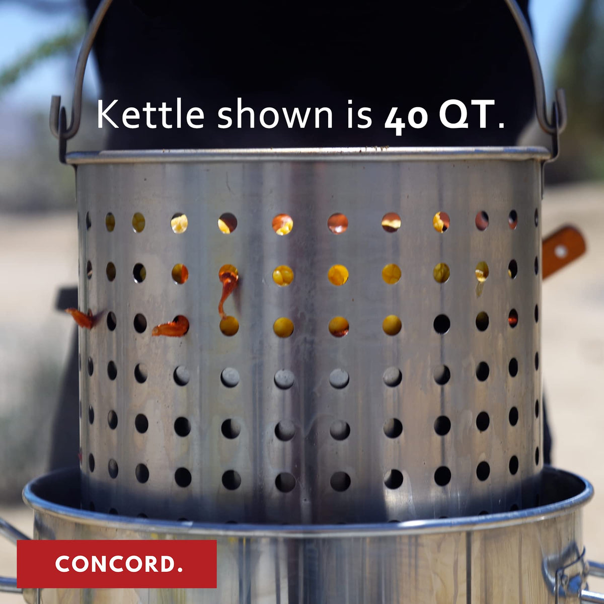 Stainless Steel Stock Pot with Steamer Basket 40 Quart Z904