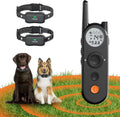 Wireless Dog Fence & Training Collar for 2 Dogs, IPX7 Waterproof, Black H8428