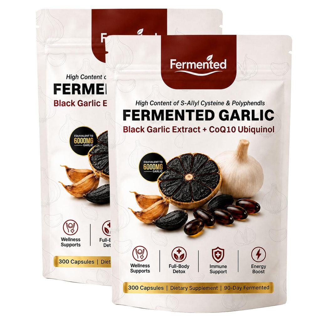 Black Garlic Coq10 Ubiquinol Softgels F93490