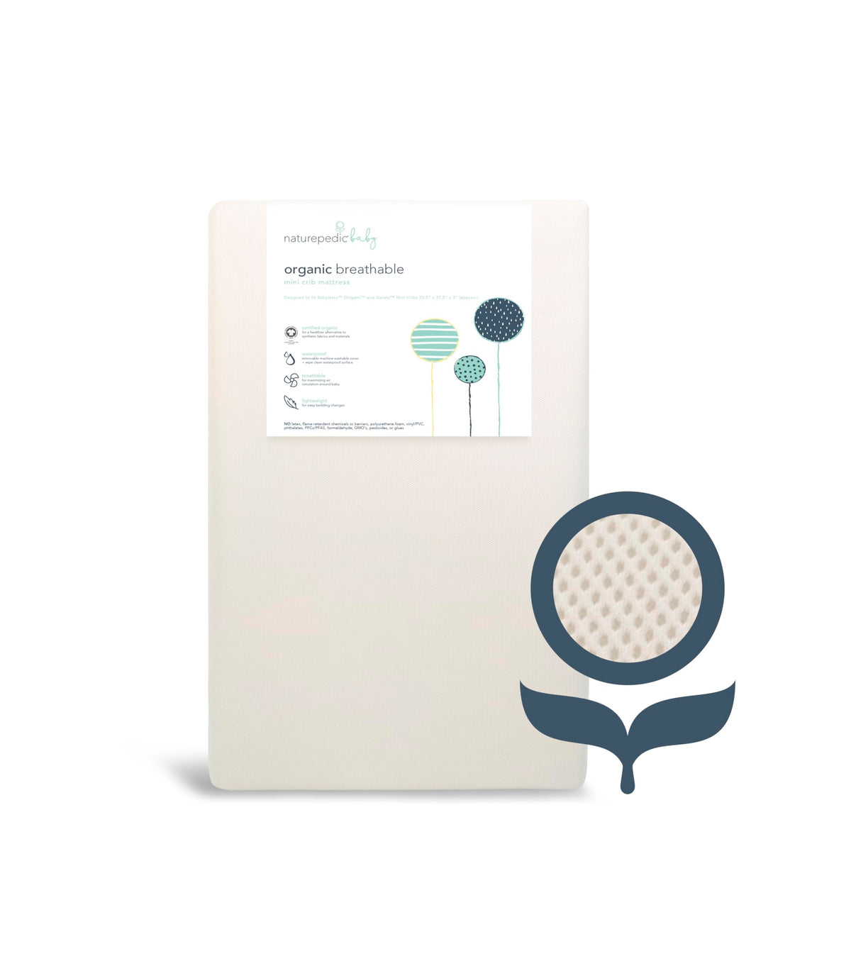 Organic Mini Crib Mattress V5950