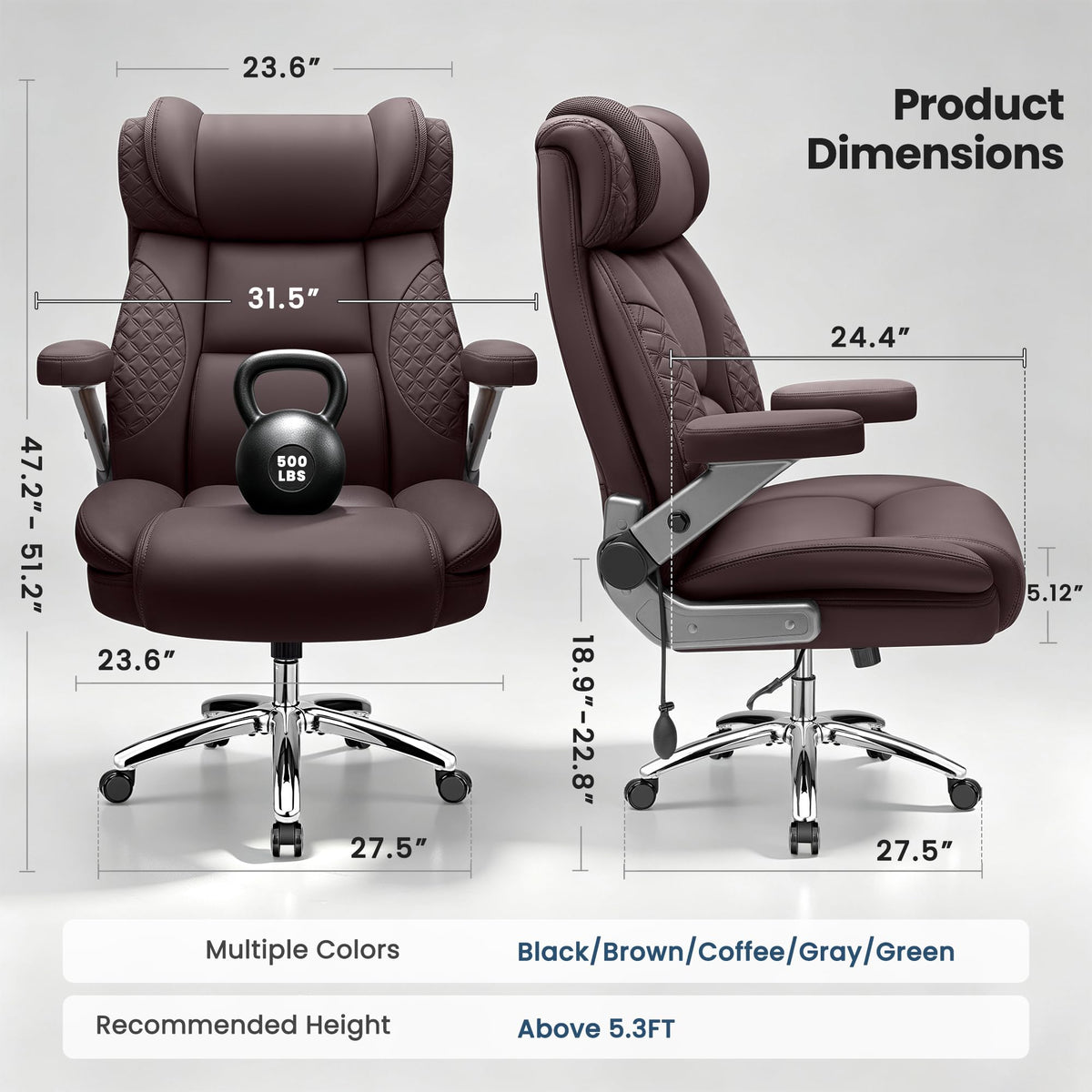 Big and Tall Office Chair N723