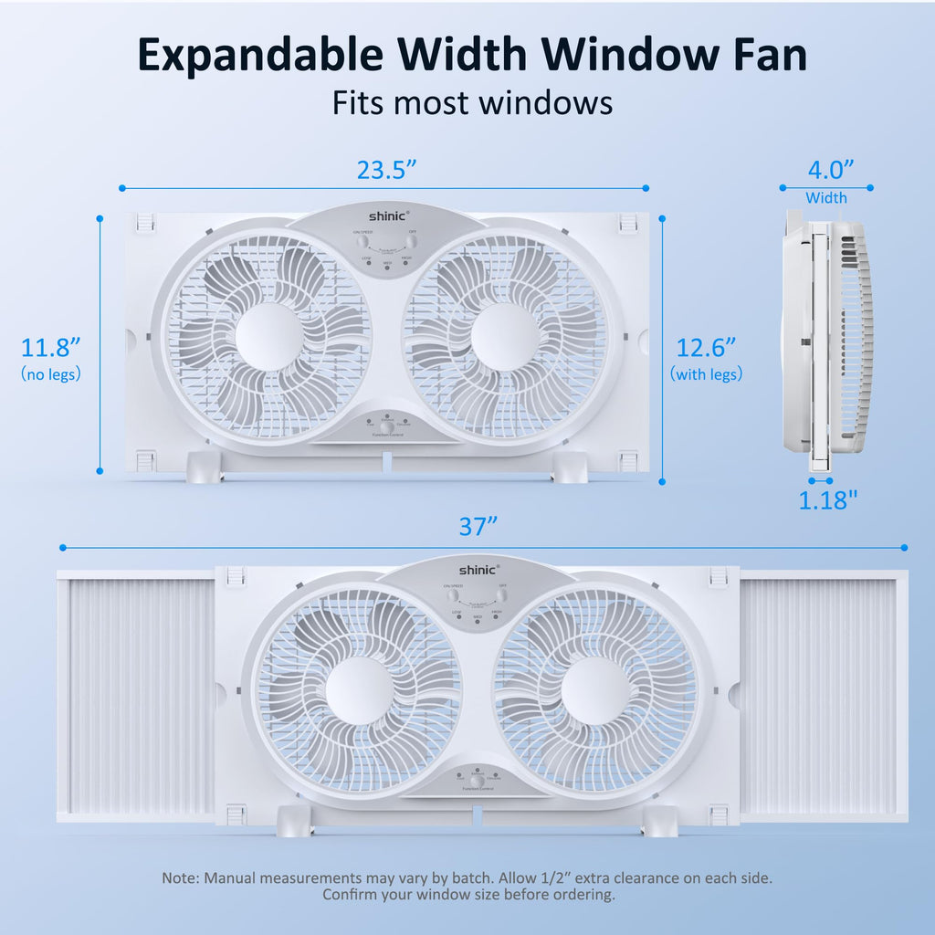 9" Reversible 3-Speed Window Fan I469