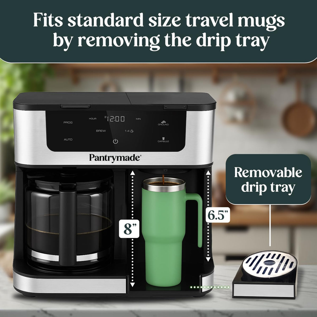 Black Dual Brew 12-Cup Coffee Maker R887