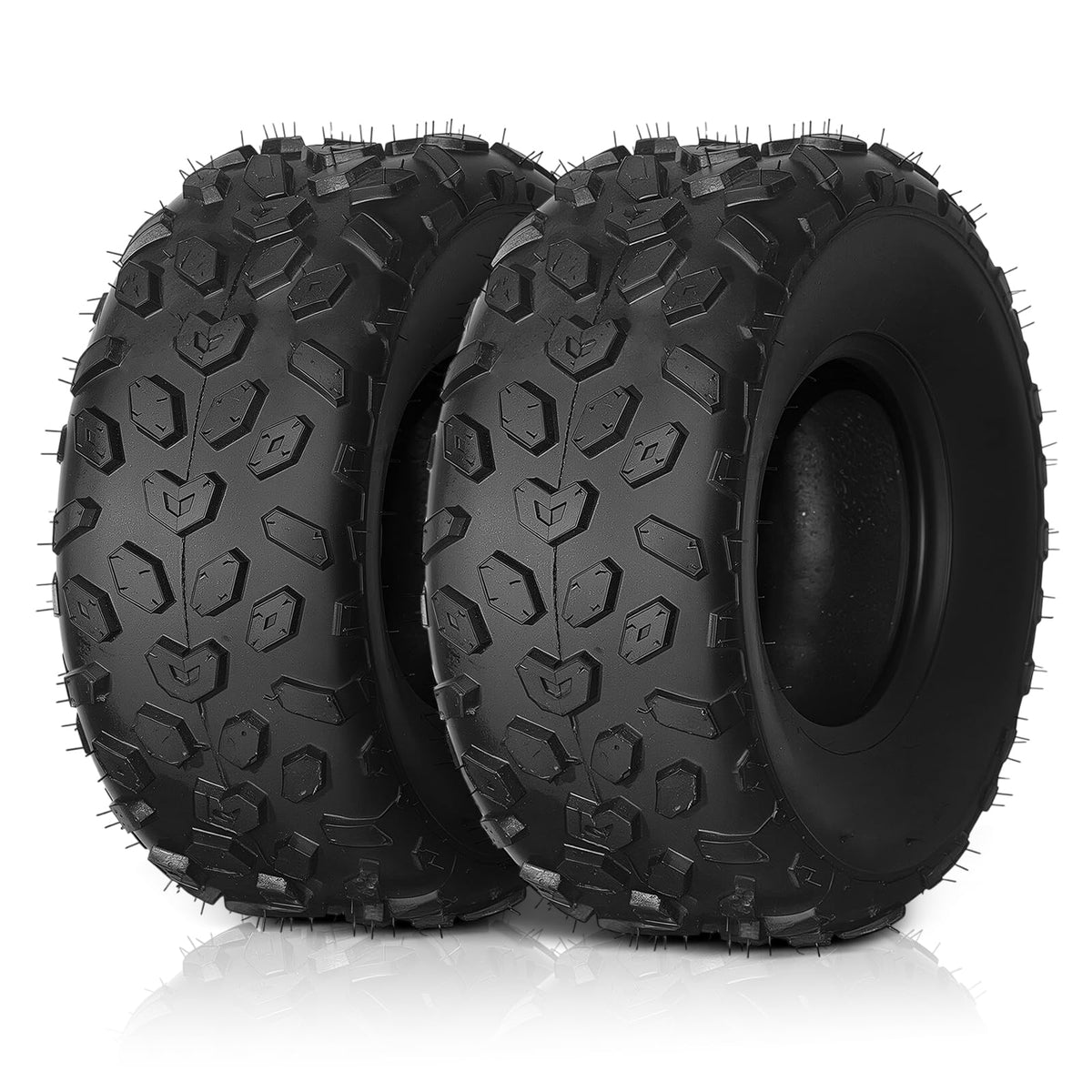 19x7-8 Tubeless ATV UTV Tires Set of 2 O234