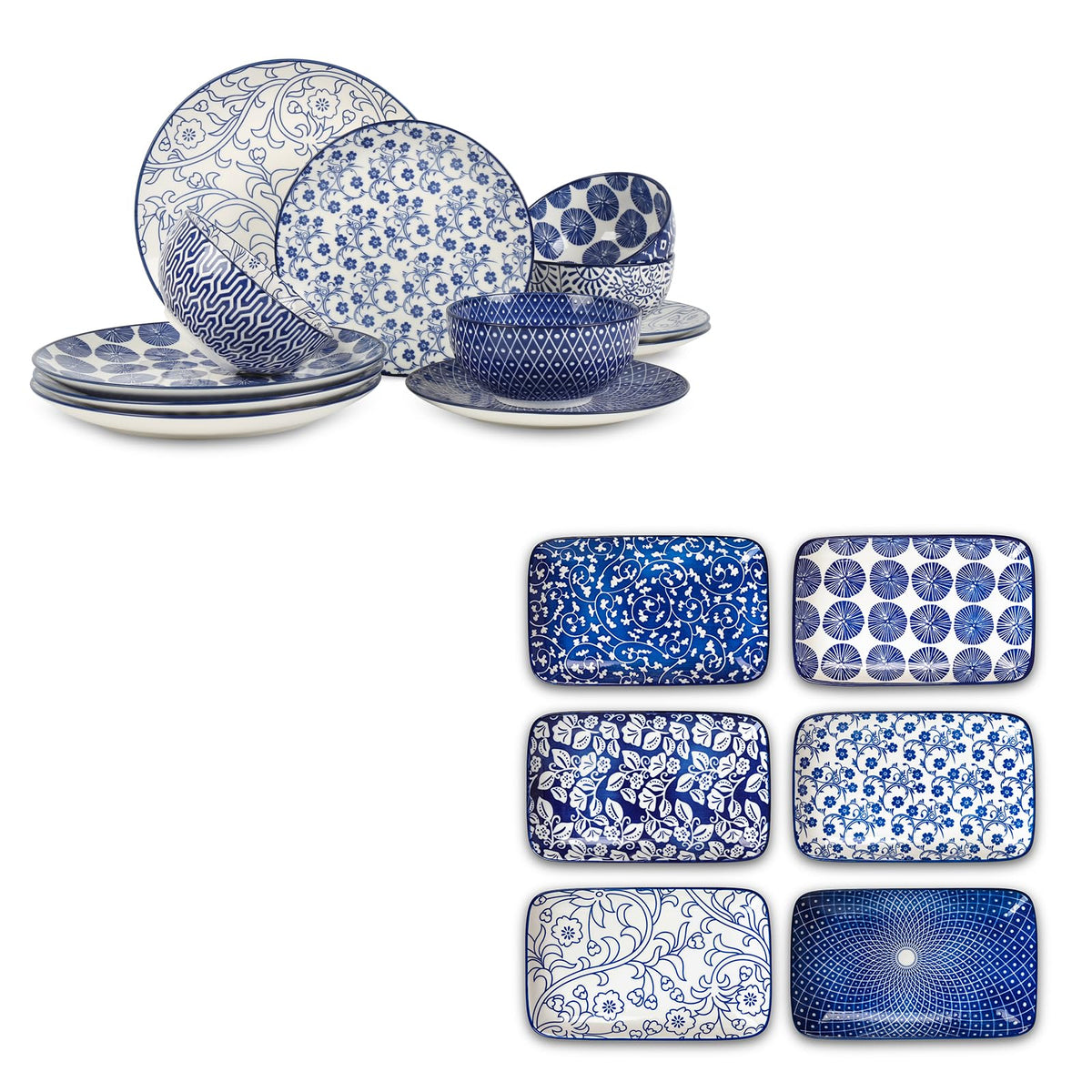 Ceramic Dinnerware Set 12 Pieces Y756746