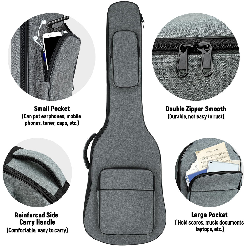 Padded Electric Guitar Gig Bag with Neck Strap P61292