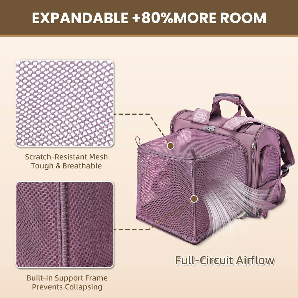Expandable Large Cat Carrier Backpack P88800
