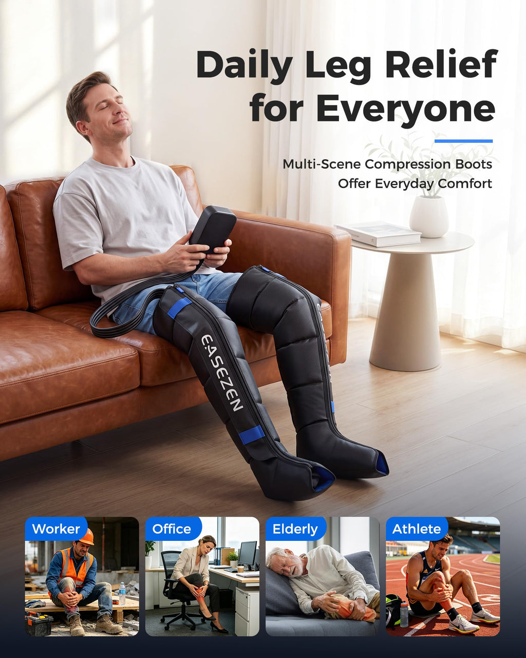 Cordless Leg Compression Massager Y7181