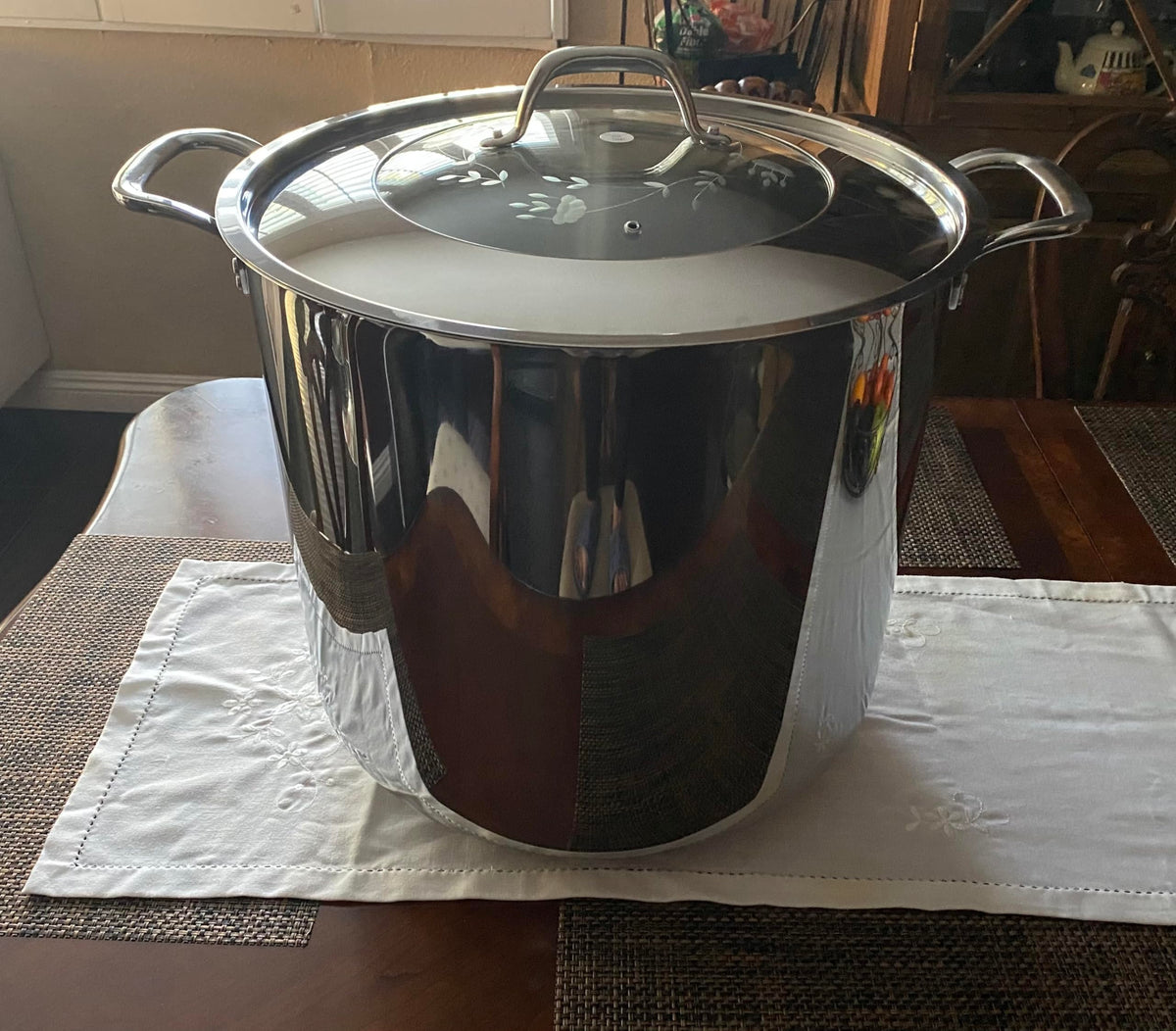 Stainless Steel 60-qt Stockpot with Steaming Rack A151116