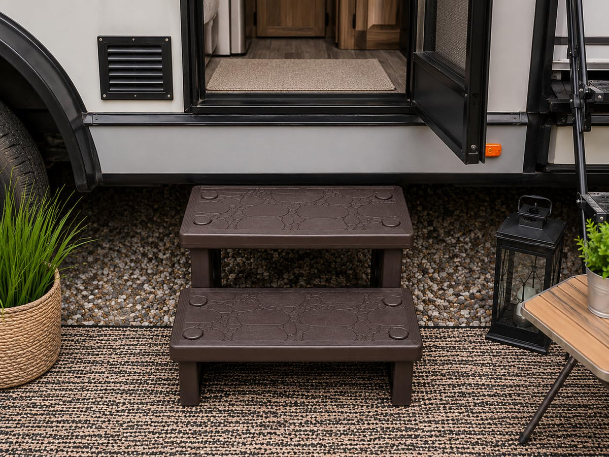 2-Step Spa Hot Tub Pool Deck Steps A838