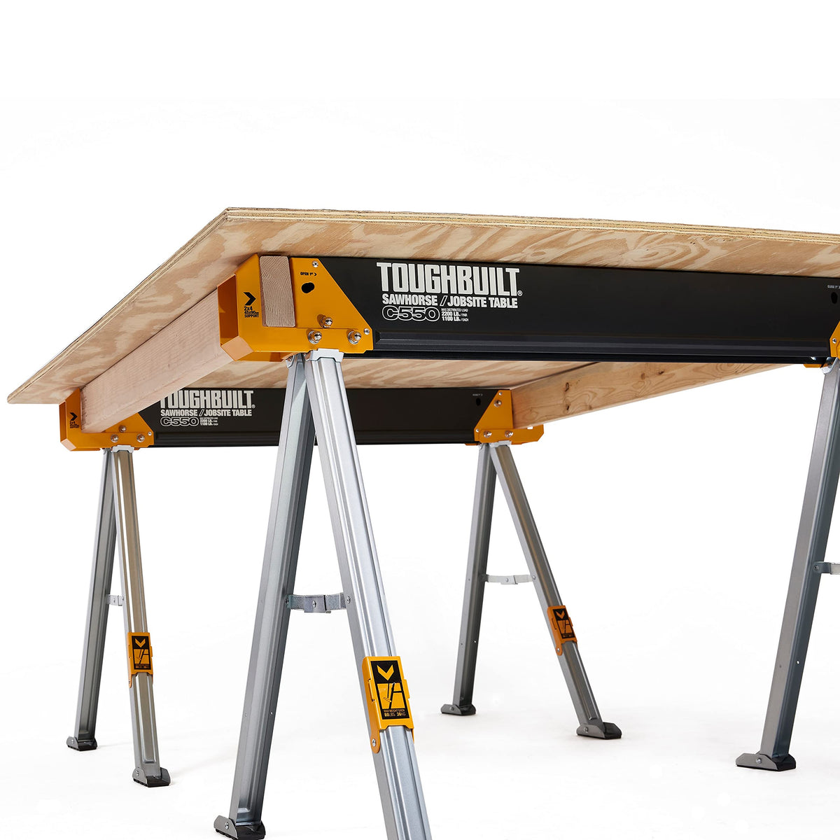 Folding Sawhorse & Jobsite Table 2-Pack U983796