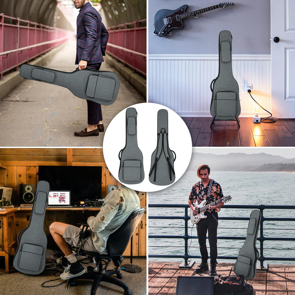 Padded Electric Guitar Gig Bag with Neck Strap P61292