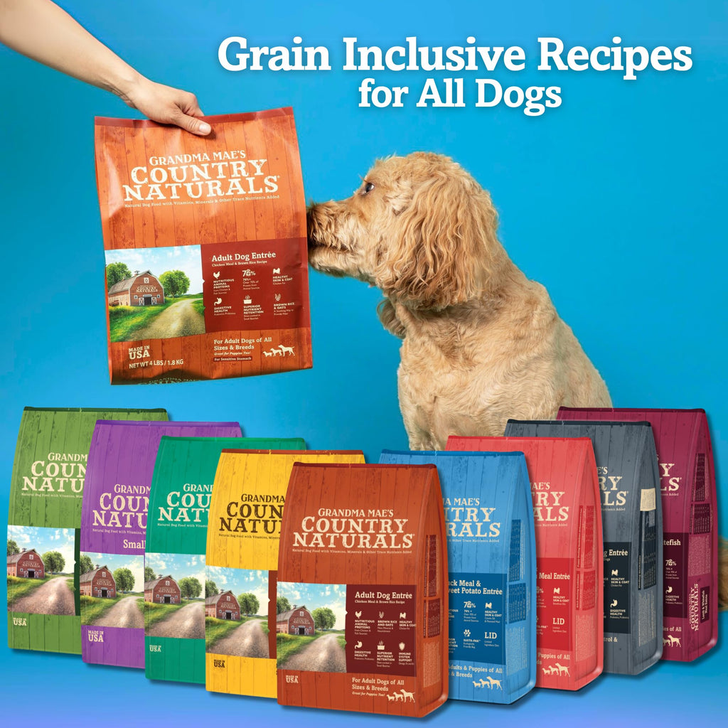 Chicken Fish & Brown Rice Dry Dog Food 32 LB Bag F570