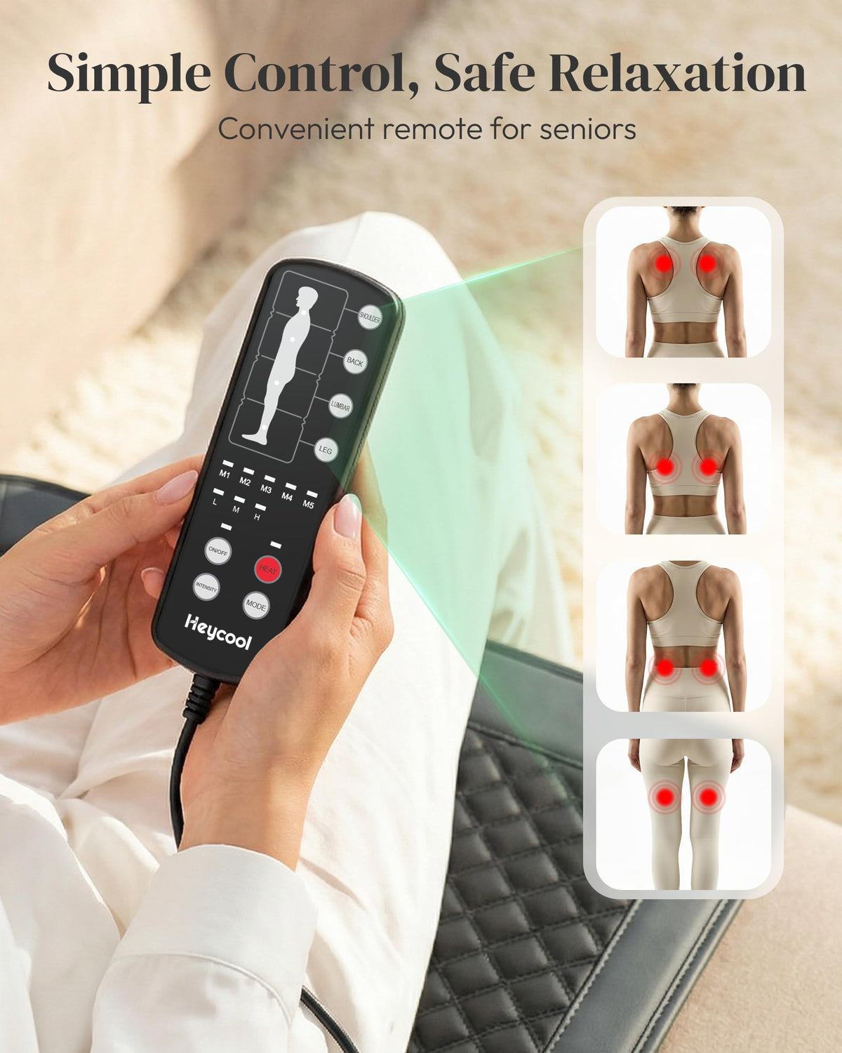 Full Body Massage Mat with Heat S3470