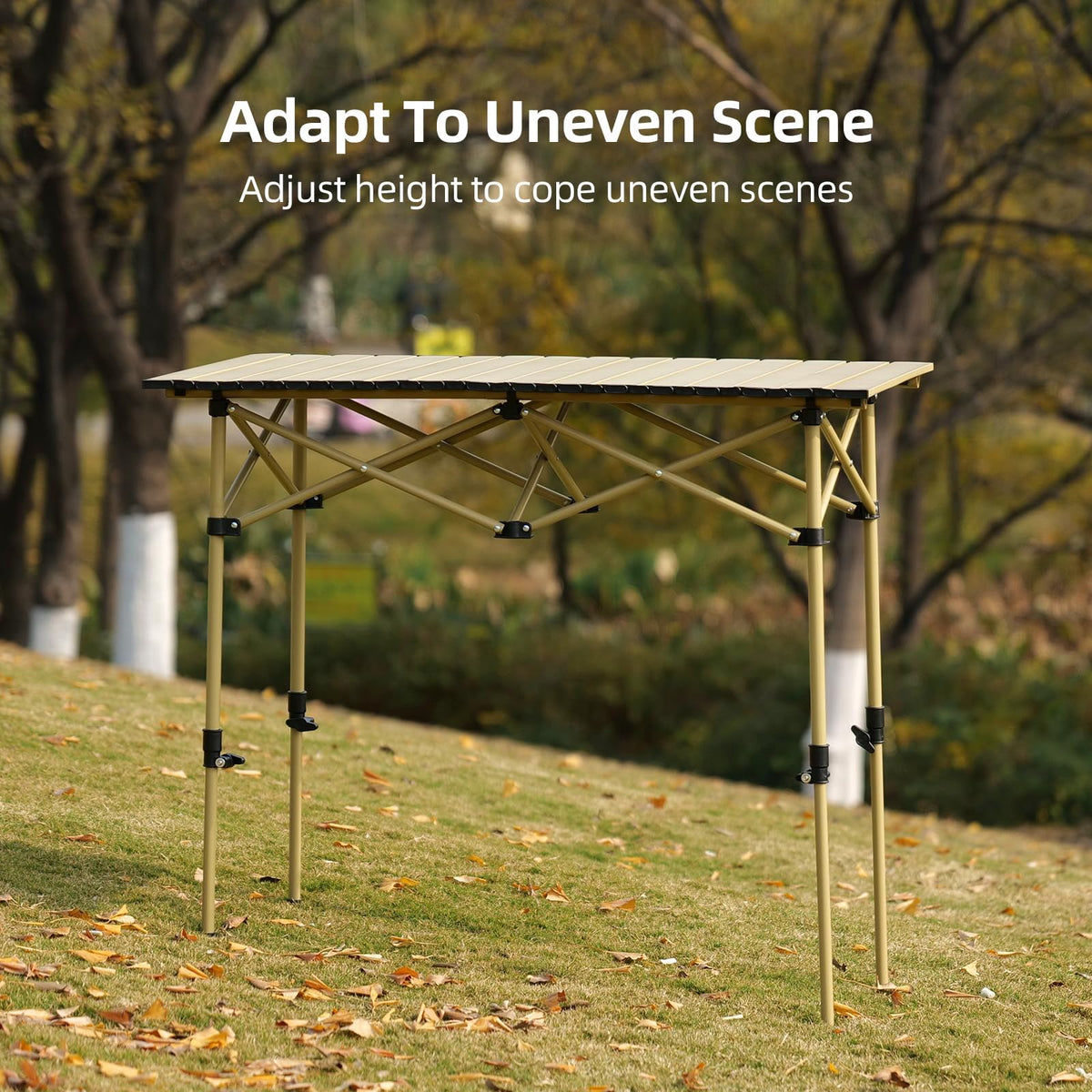 Folding Camping Table with Carry Bag Y847559