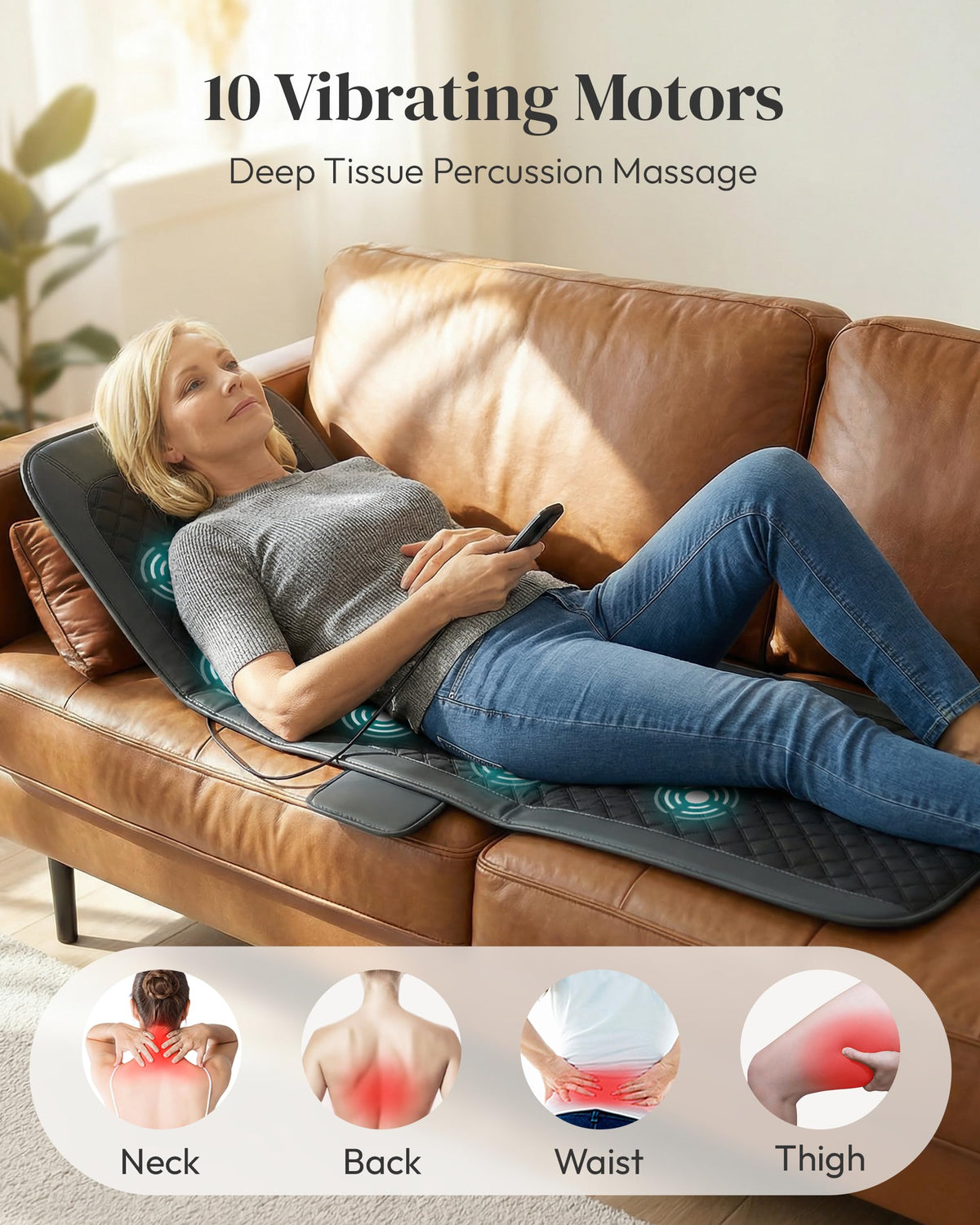 Full Body Massage Mat with Heat S3470