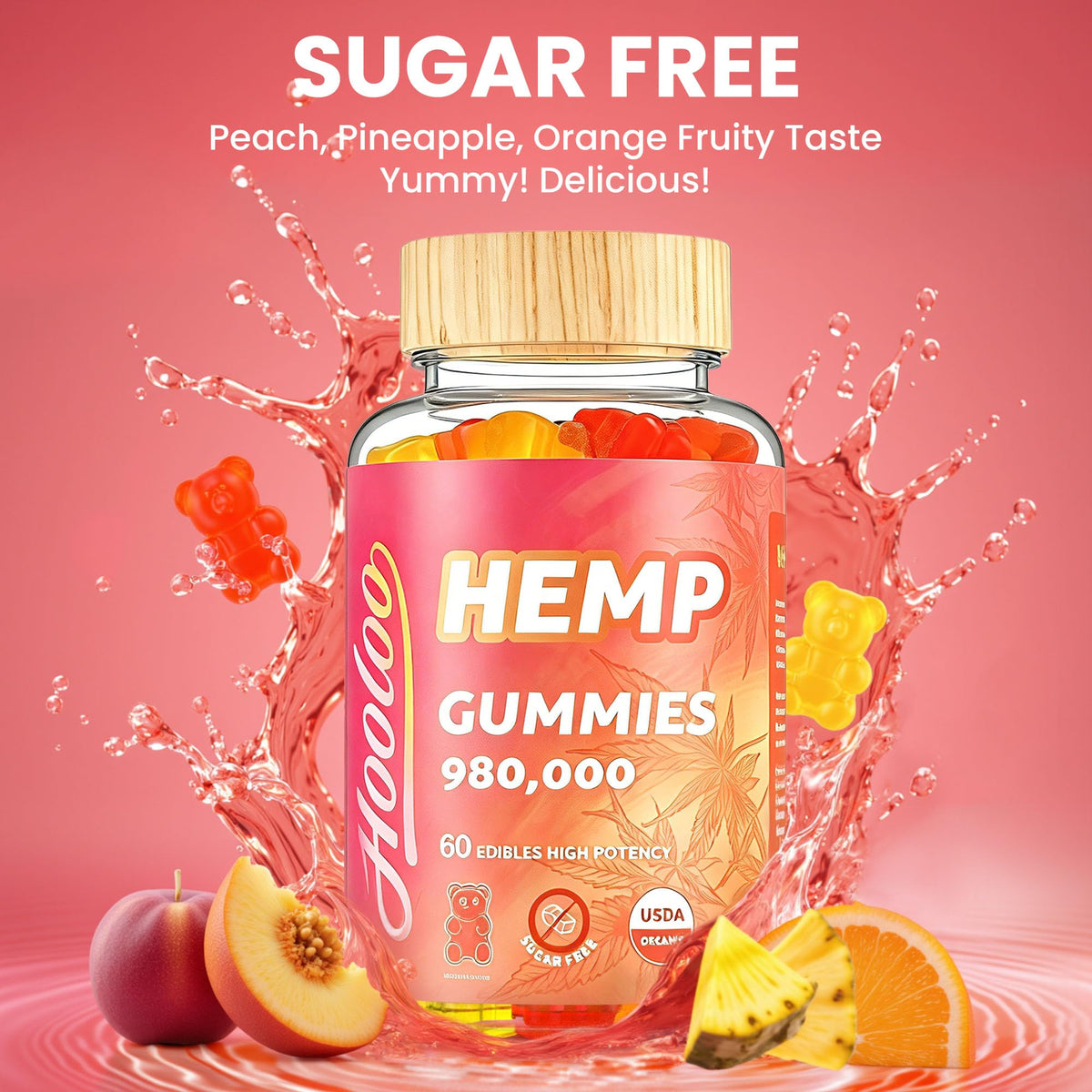 Sugar Free Hemp Gummies Z227