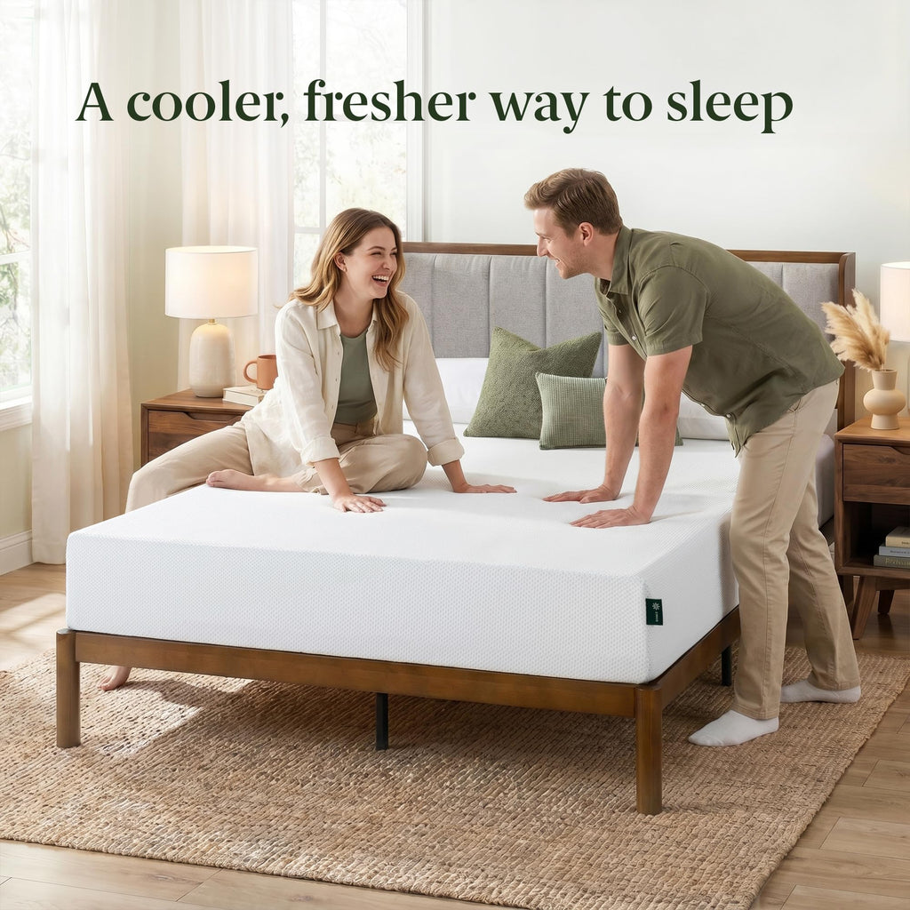 8 Inch Green Tea Cooling Gel Memory Foam Mattress Twin Z307
