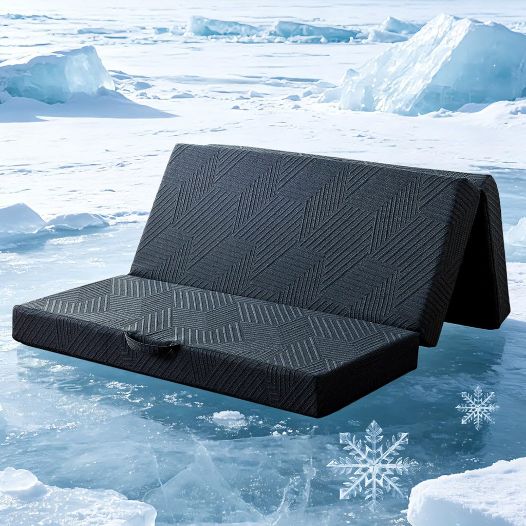 6 Inch Foldable Memory Foam Mattress Queen Size T15529