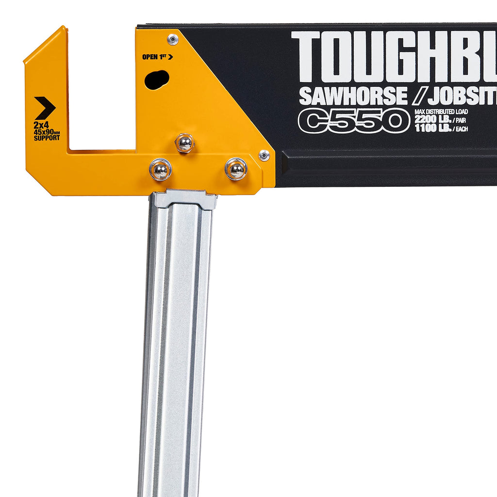 Folding Sawhorse & Jobsite Table 2-Pack U983796