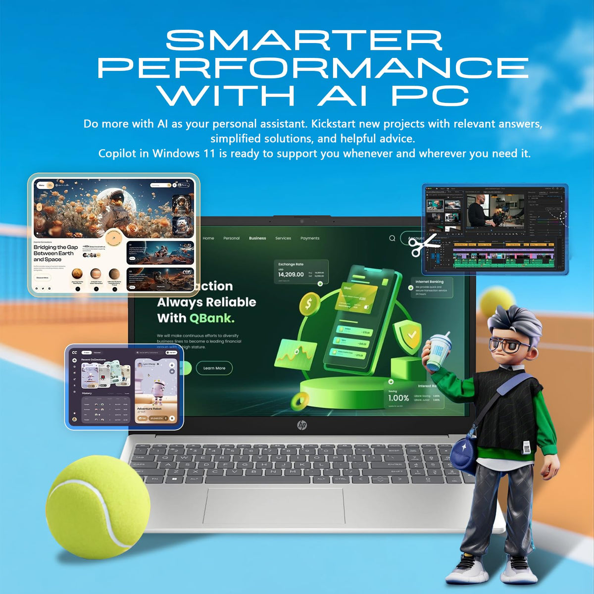 15.6-inch Touchscreen Laptop, 16GB RAM, 512GB SSD P3670