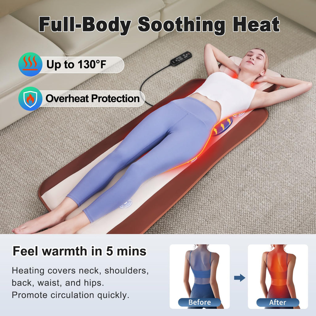 Full Body Massage Mat with 3 Heating Zones G900496