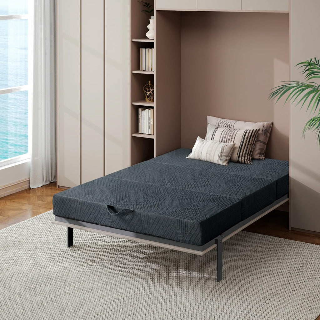 6 Inch Foldable Memory Foam Mattress Queen Size T15529