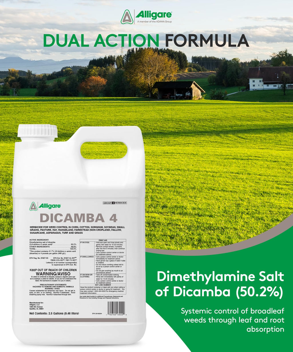 Water-Soluble Dicamba Herbicide 2.5 Gallons L6412