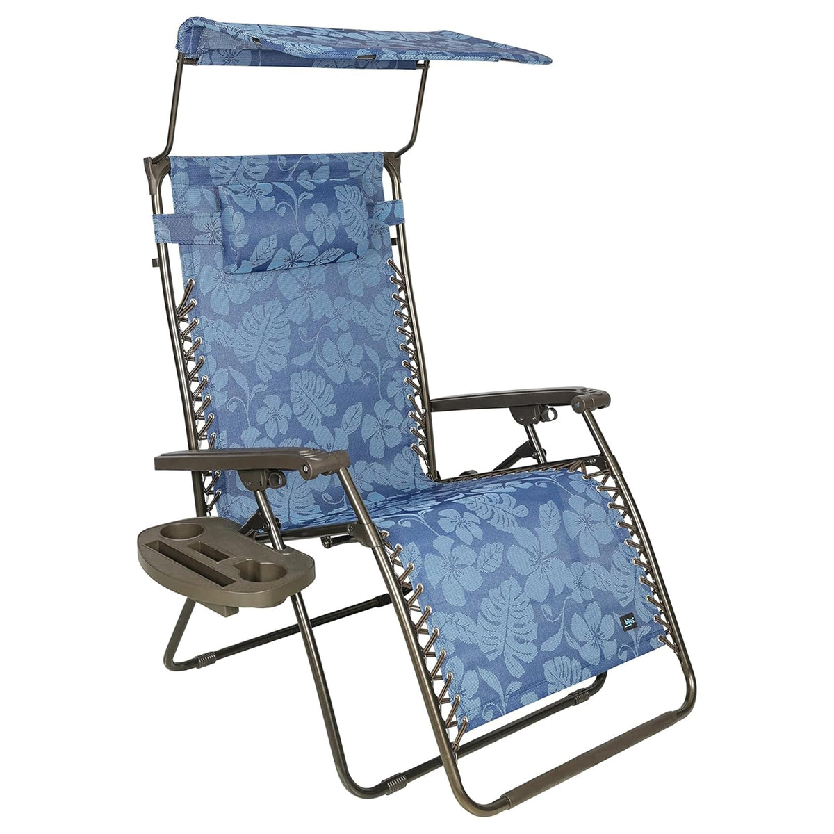 Blue Set of 2 Zero Gravity Outdoor Lounge Chair Y505