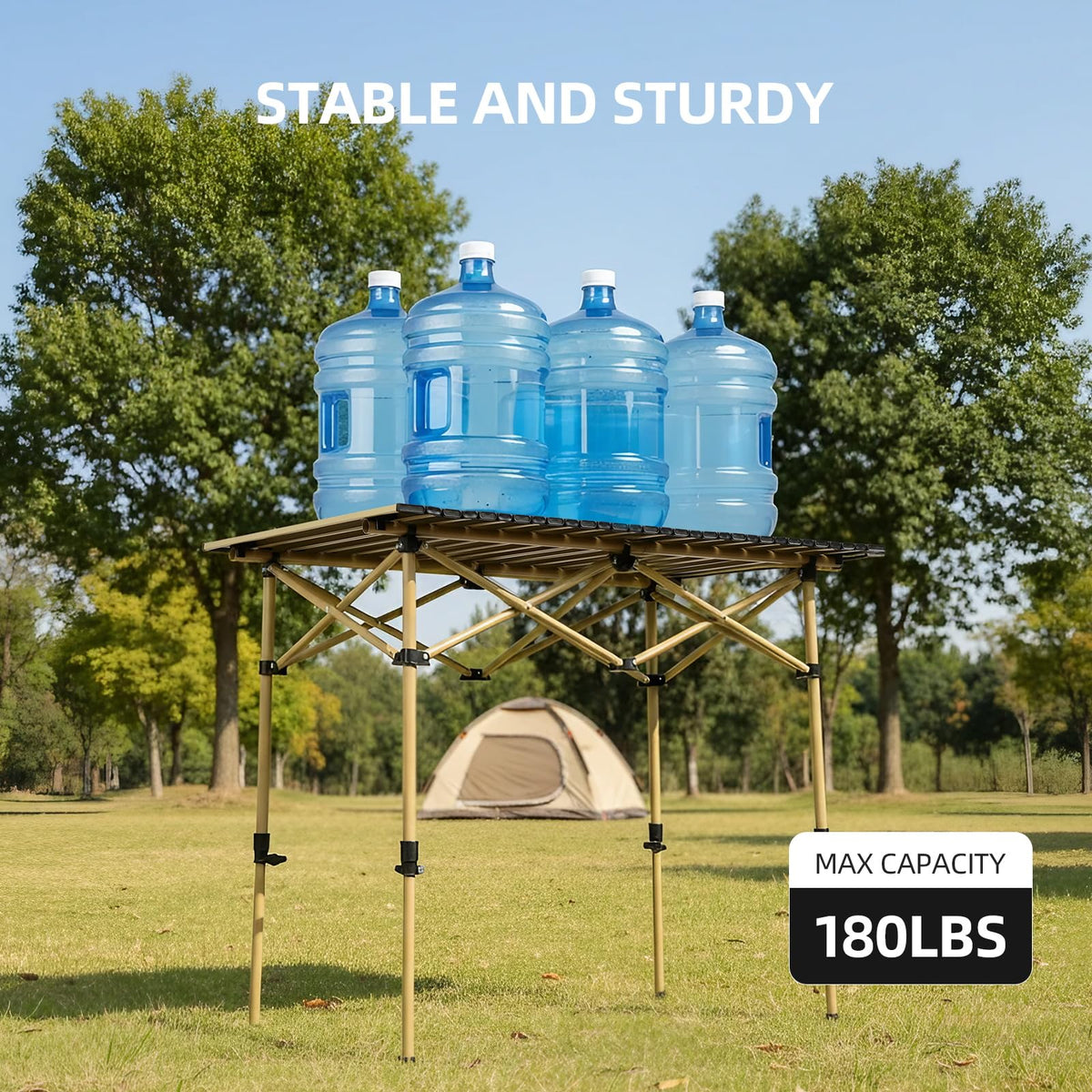 Folding Camping Table with Carry Bag Y847559