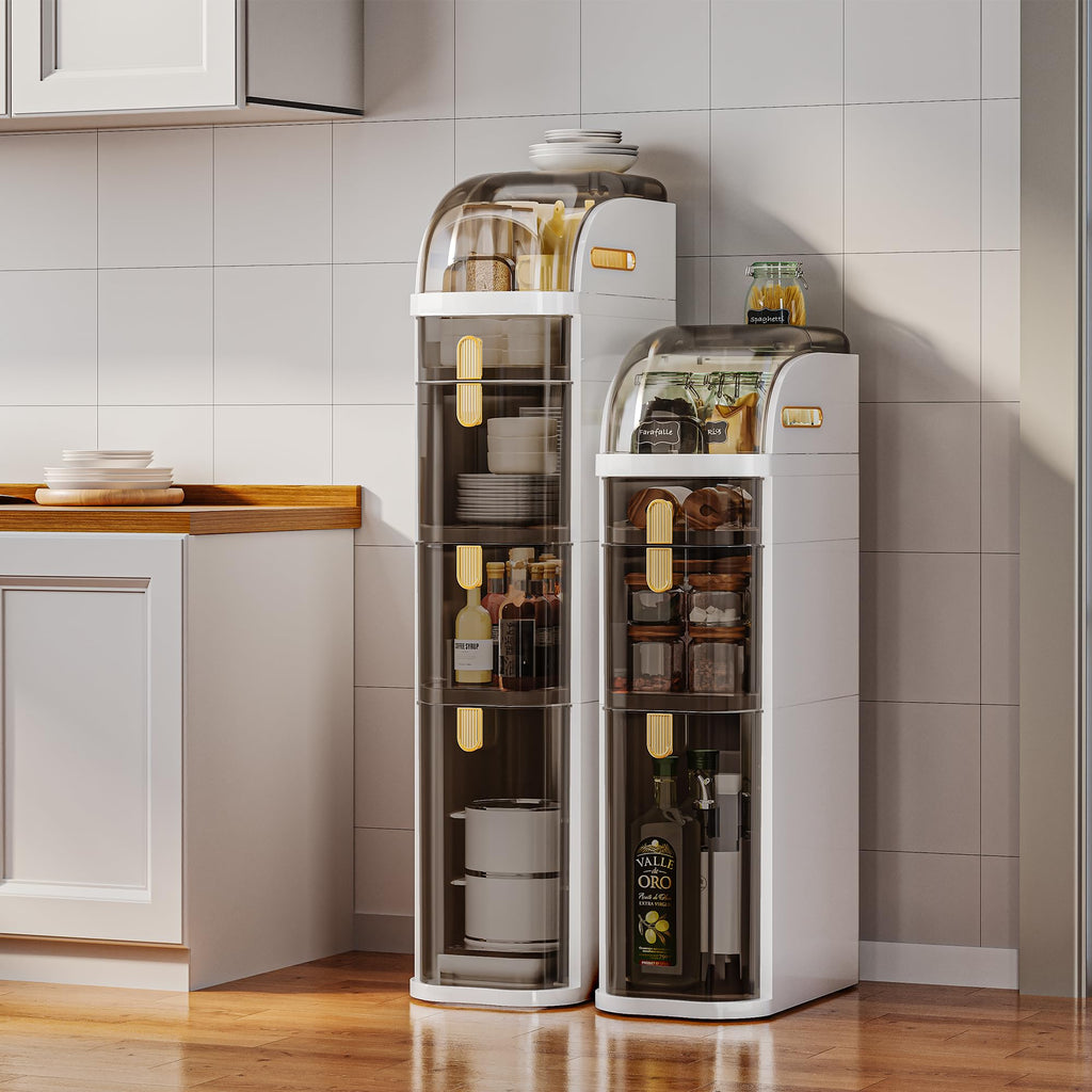 Slim Bathroom Storage Cabinet with Drawers S7895