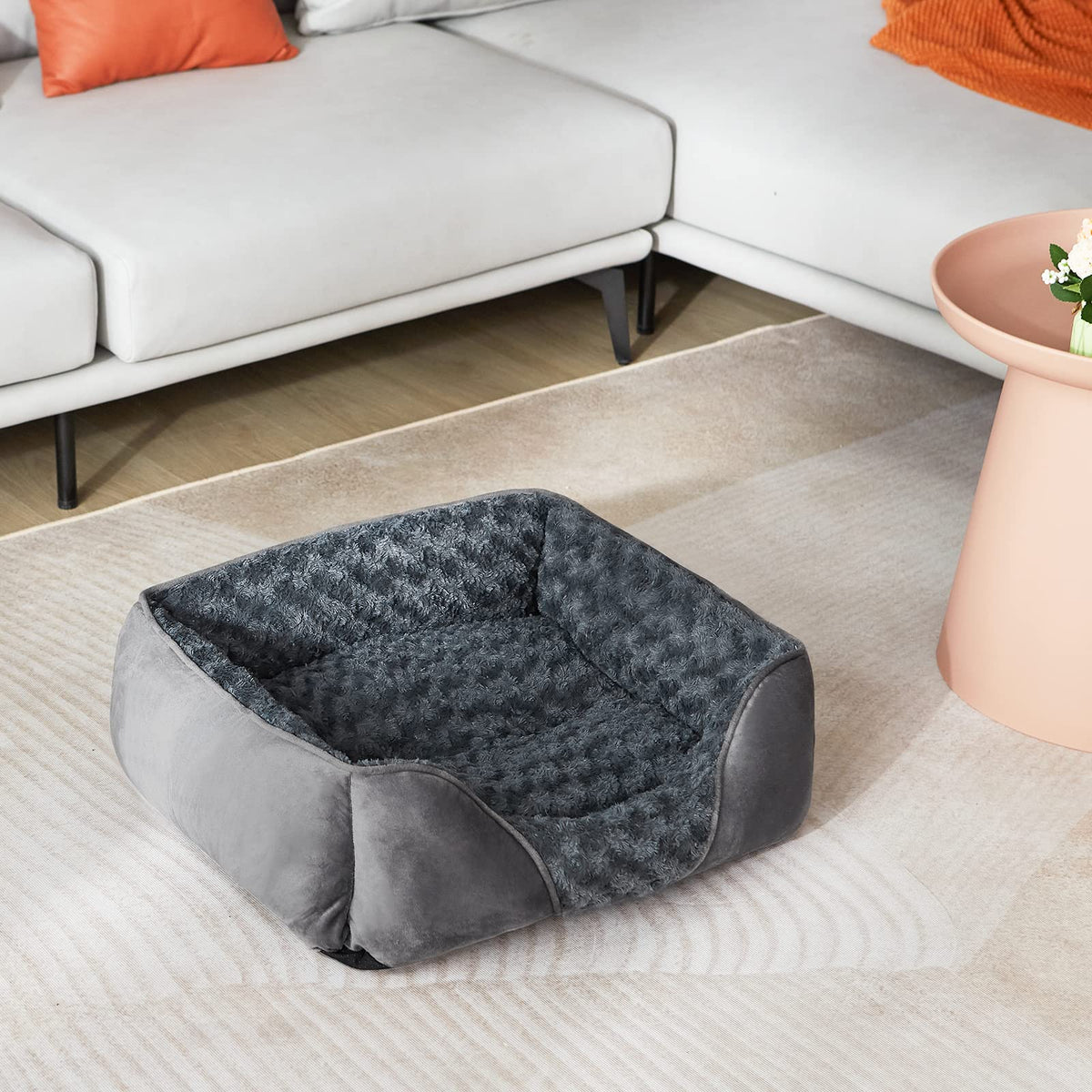 Washable Orthopedic Dog Bed with Anti-Slip Bottom J407